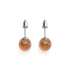 Terre | Argent sterling .925 | Boucles d'Oreilles Verre Galaxie